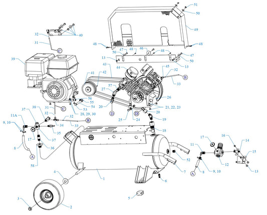 GT8HGB-17P-CRC Assembly Parts By Jenny