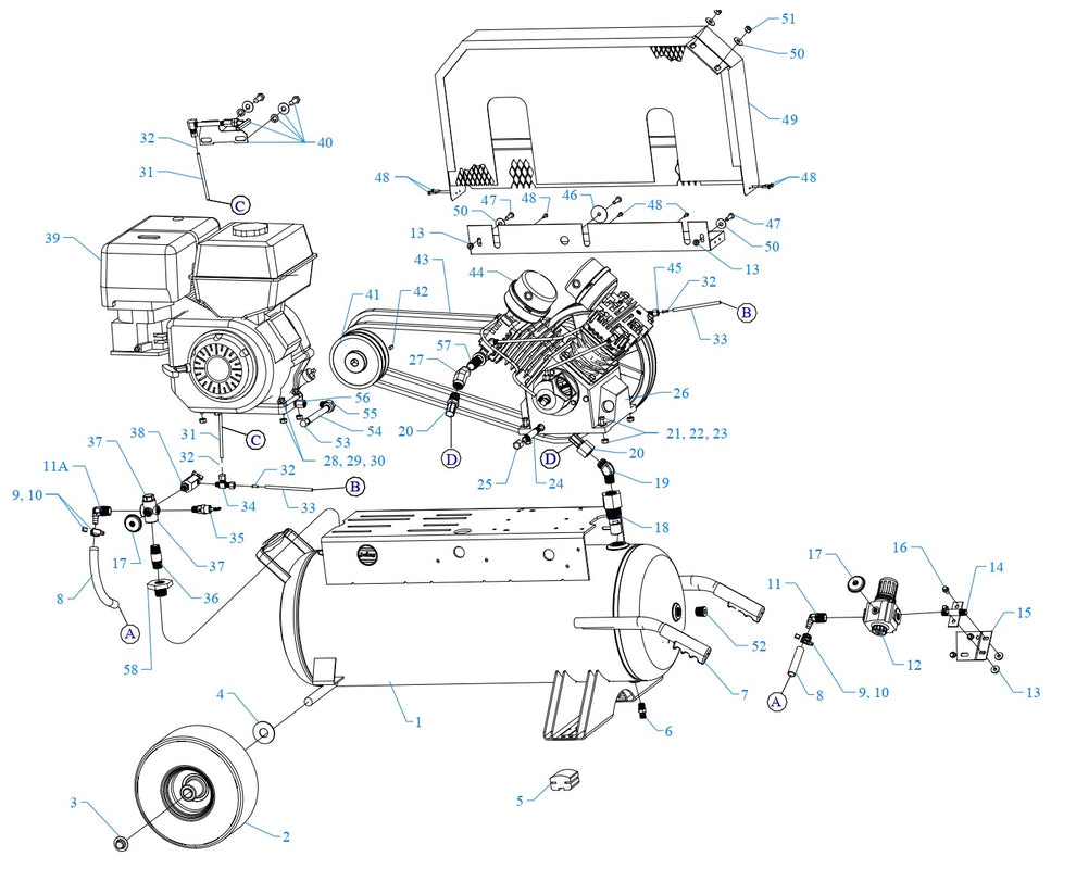 GT8HGB-17P-CRC Assembly Parts By Jenny
