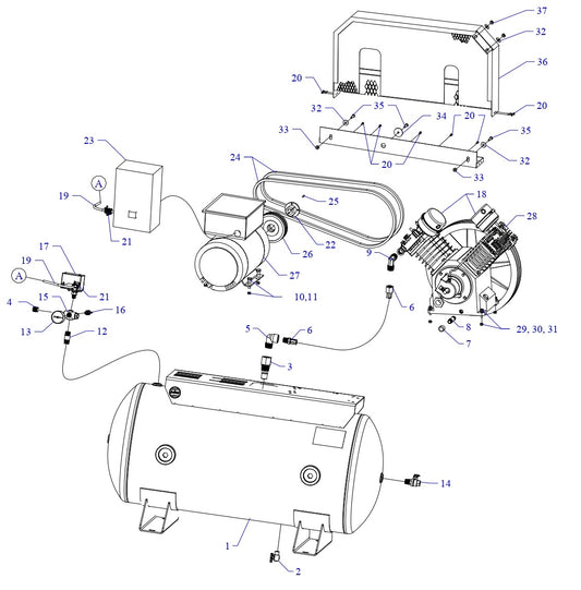 J5A-60-SSC Single &amp; Three Phase Assembly Parts By Jenny