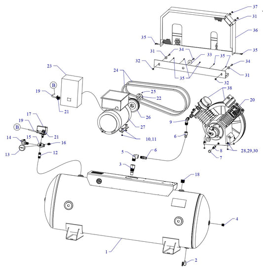 J5A-80-SSC Single &amp; Three Phase Assembly Parts By Jenny