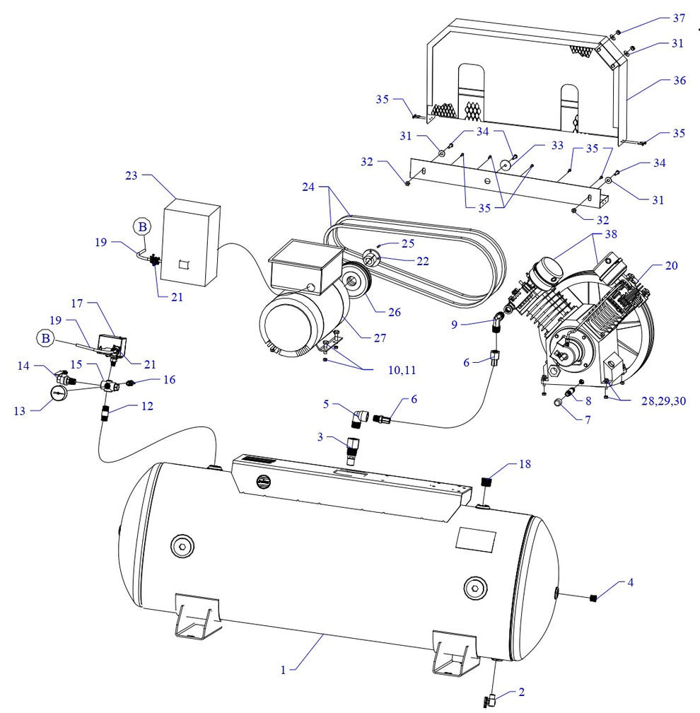 J5A-80-SSC Single &amp; Three Phase Assembly Parts By Jenny