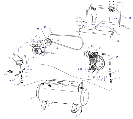 K15A-17-SSC Single &amp; Three Phase Assembly Parts By Jenny