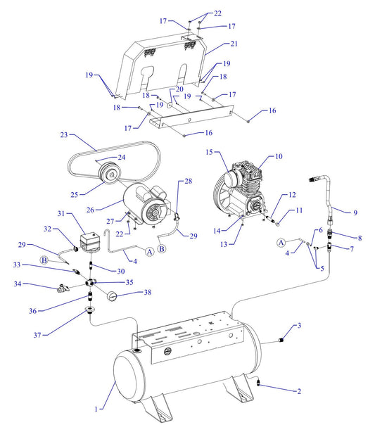 K15S-17UMS Single Phase Fire Sprinkler Assembly Parts By Jenny