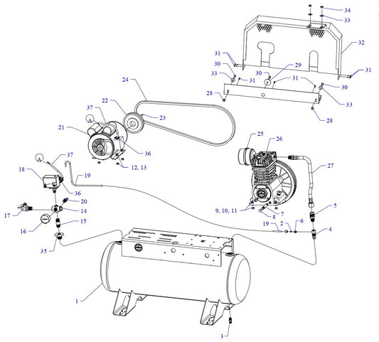 K1A-17-SSC Single &amp; Three Phase Assembly Parts By Jenny