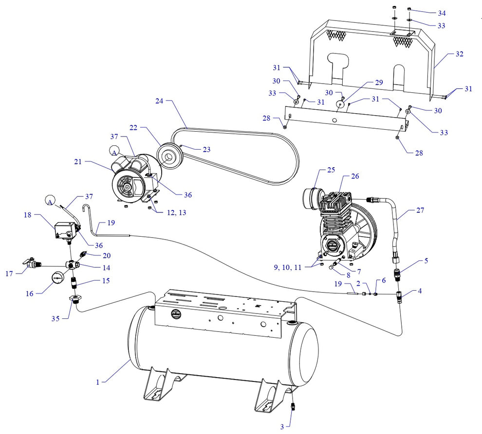K1A-17-SSC Single &amp; Three Phase Assembly Parts By Jenny