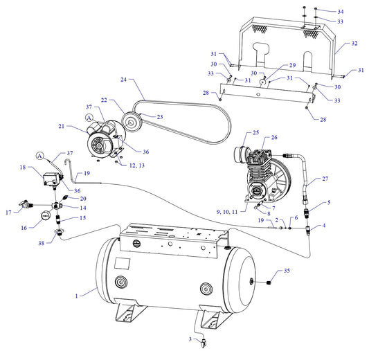 K1A-30-SSC Single &amp; Three Phase Assembly Parts By Jenny
