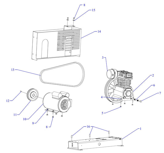 K1A-B Single And Three Phase Assembly Parts