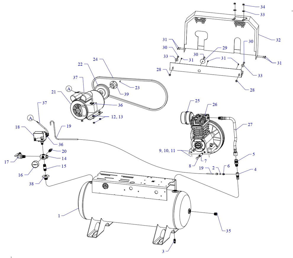 K2A-17-SSC Single &amp; Three Phase Assembly Parts By Jenny