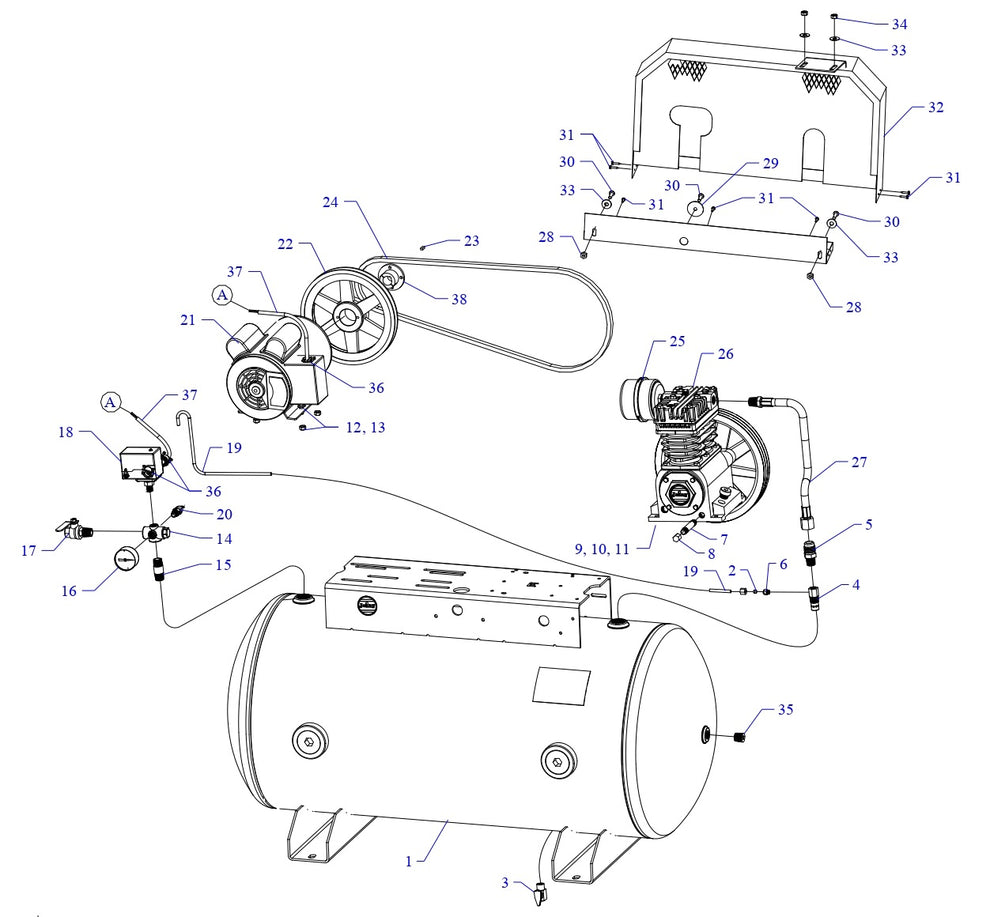 K2A-60-SSC Single &amp; Three Phase Assembly Parts By Jenny