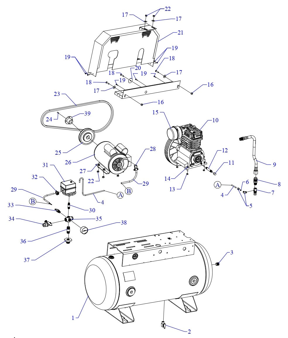 K2S-30UMS Single Phase Fire Sprinkler Assembly Parts By Jenny