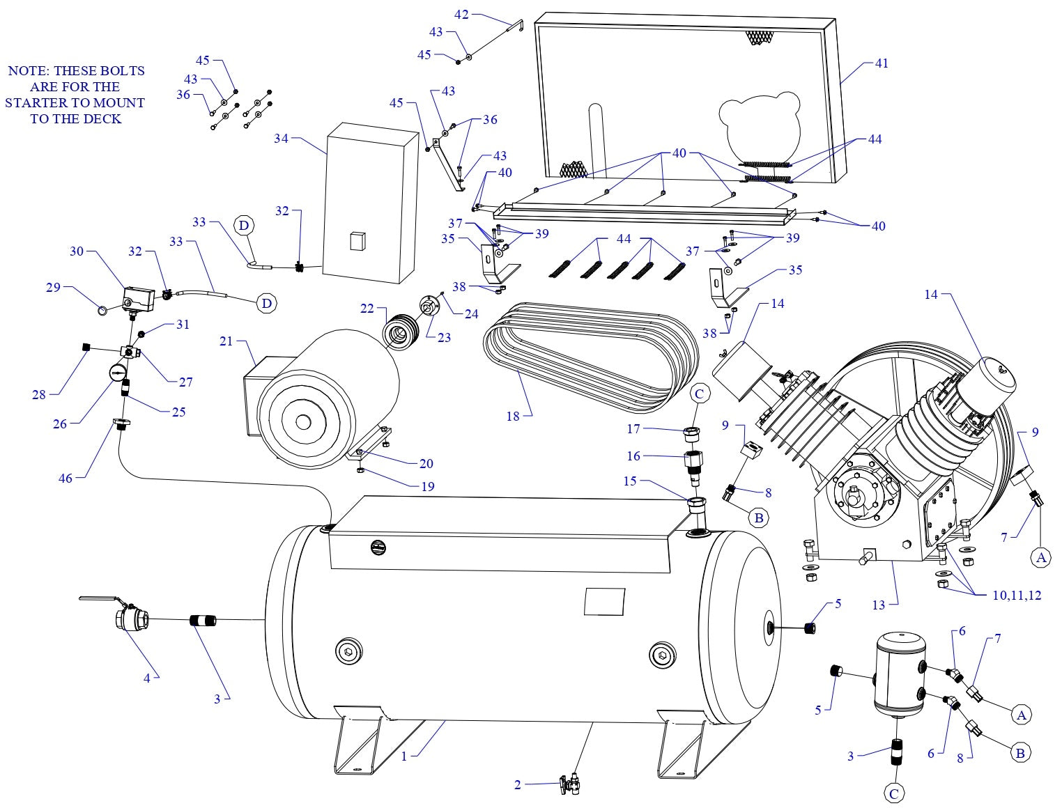 T25B-120-SSC Three Phase Assembly Parts By Jenny