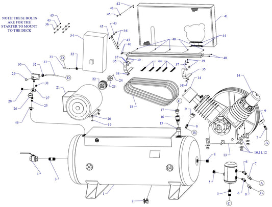 T25B-120-SSC Three Phase Assembly Parts By Jenny