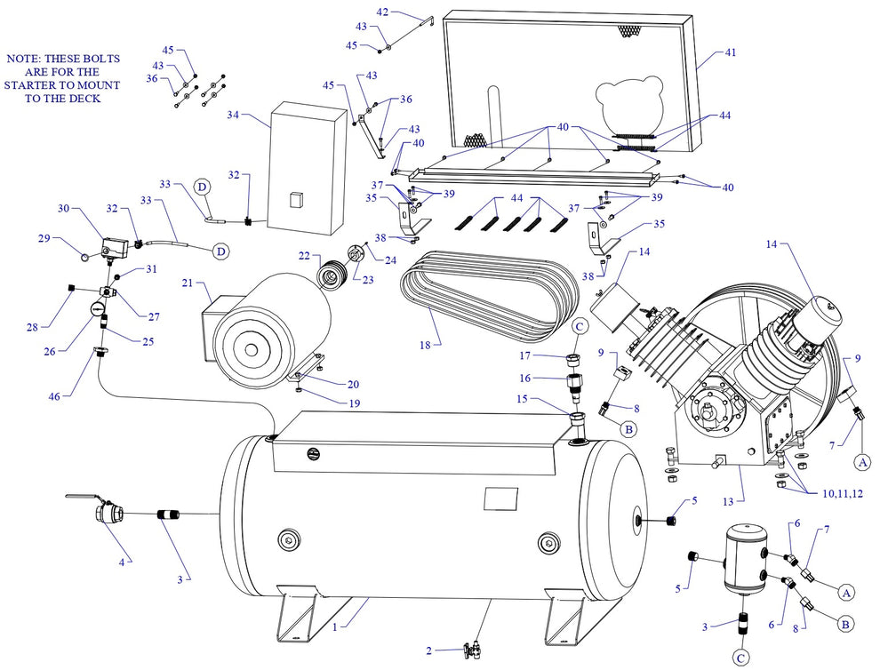 T25B-120-SSC Three Phase Assembly Parts By Jenny