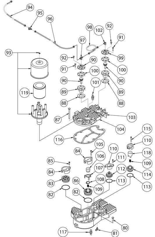 T25KGB-B T Pump Assembly-3 Parts