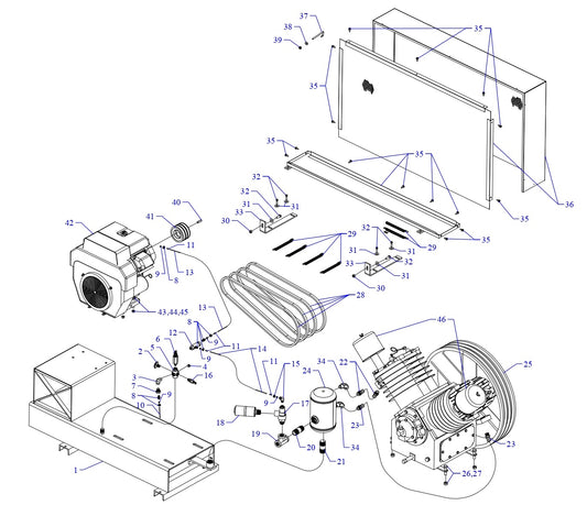 T25KGB-B Assembly Parts By Jenny