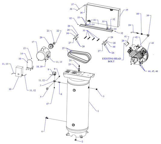 U10B-120V-SSC Single &amp; Three Phase Assembly Parts By Jenny