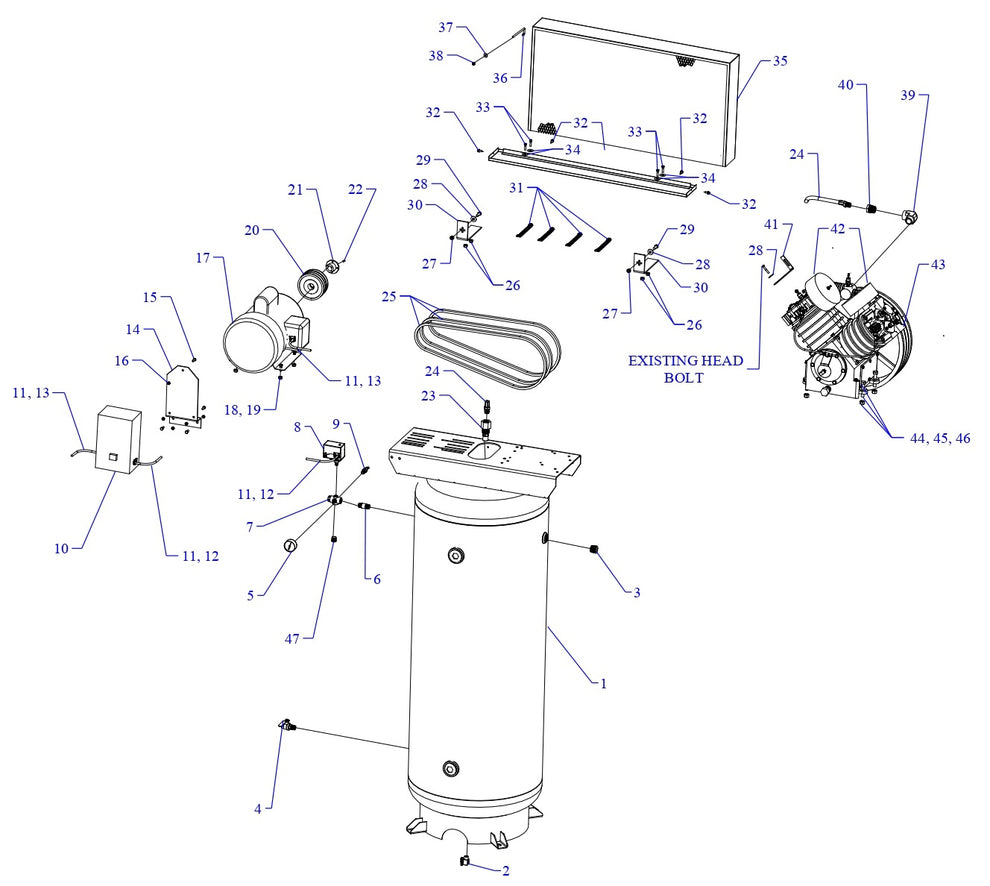 U10B-120V-SSC Single &amp; Three Phase Assembly Parts By Jenny