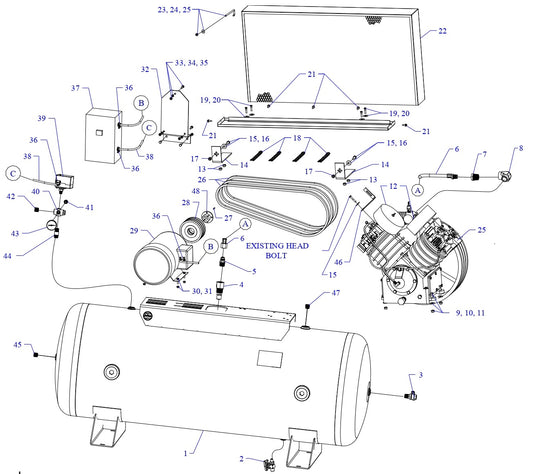 U75B-120-SSC Single &amp; Three Phase Assembly Parts By Jenny