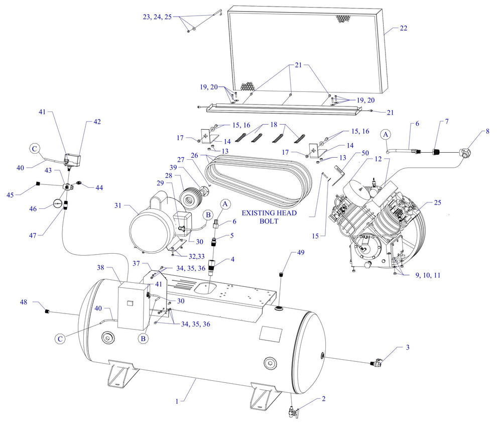 U75C-80C-SSC Single & Three Phase Assembly Parts By Jenny