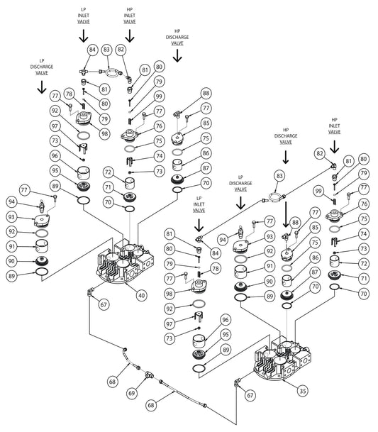 U75C-80C-SSC U Pump Assembly-2 Parts