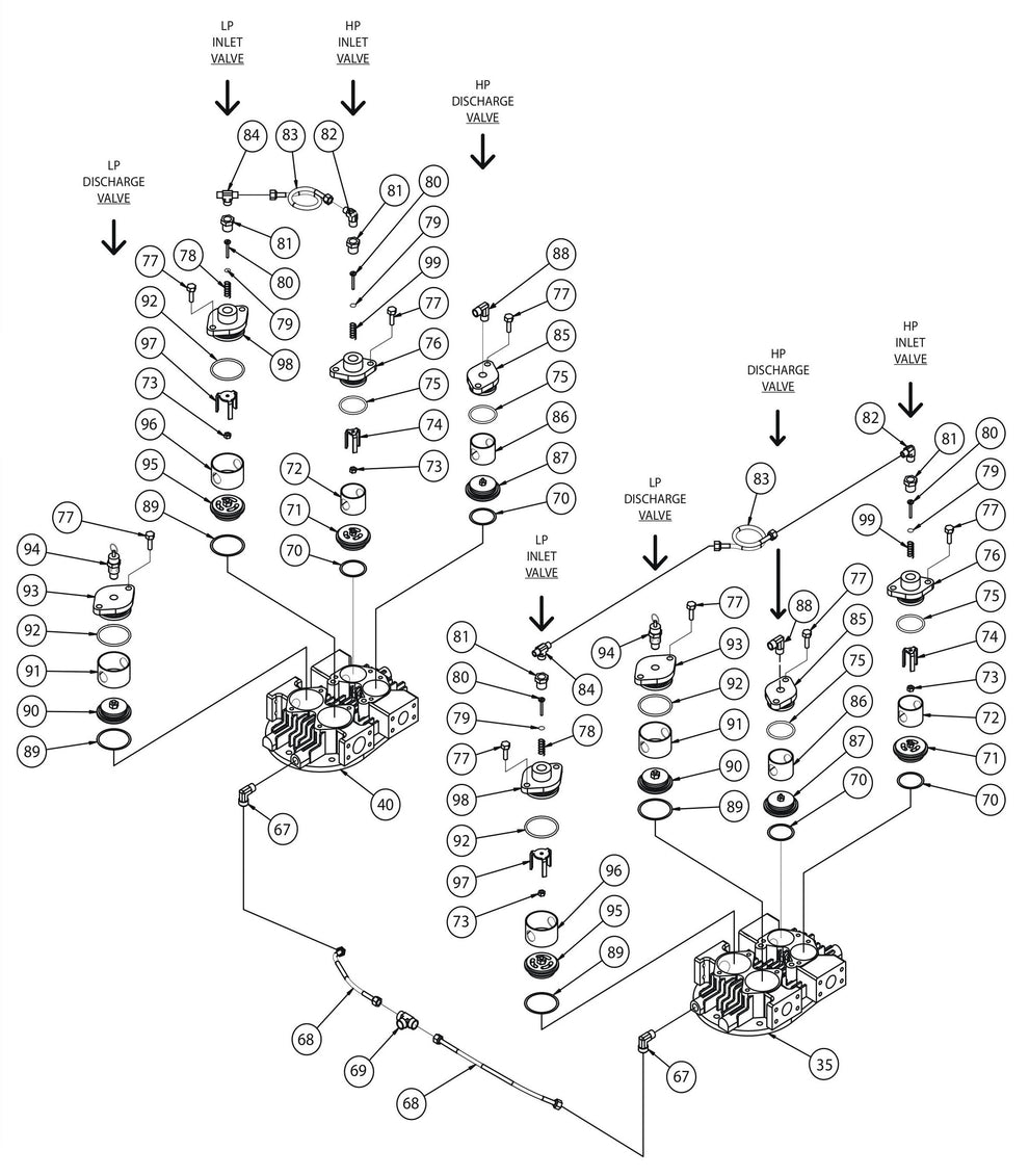 U75C-80C-SSC U Pump Assembly-2 Parts