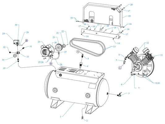 W3B-60-SSC Single &amp; Three Phase Assembly Parts By Jenny