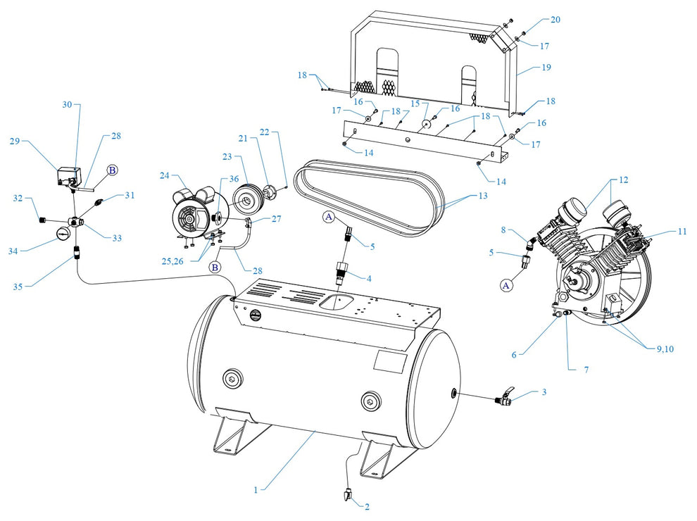 W3B-60-SSC Single &amp; Three Phase Assembly Parts By Jenny