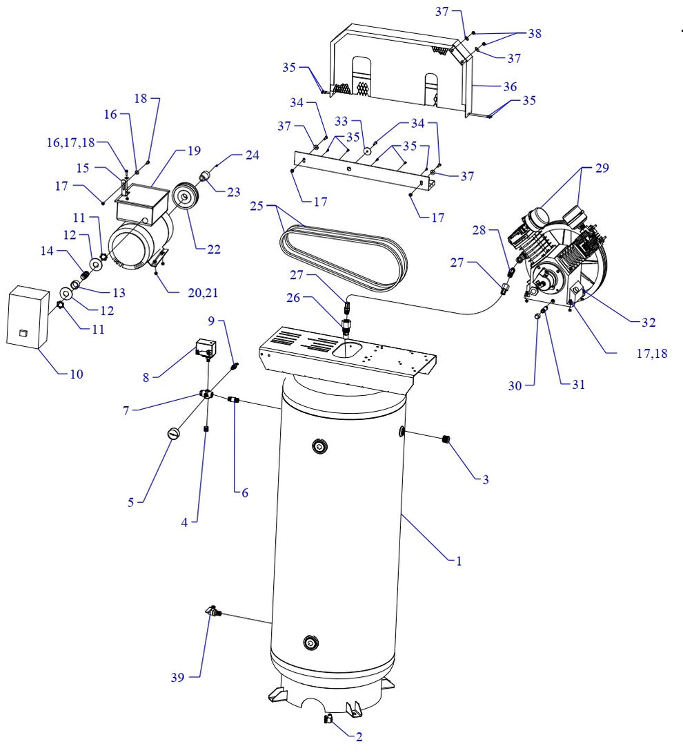 W5B-120V-SSC Single &amp; Three Phase Assembly Parts By Jenny
