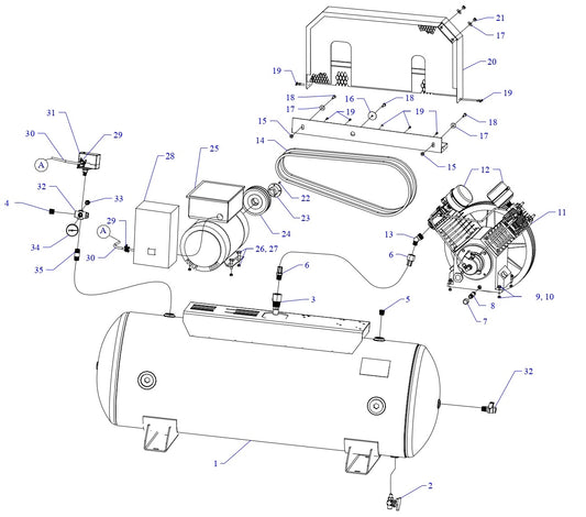 W5B-80-SSC Single &amp; Three Phase Assembly Parts By Jenny