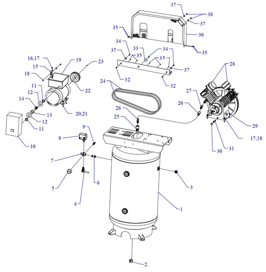W5B-80V-SSC Single &amp; Three Phase Assembly Parts By Jenny