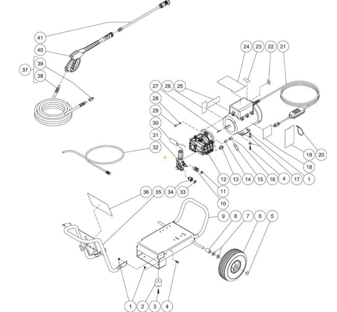 JP-1002-3ME1, JP-1502-3ME1 (sn:0-10817968) Frame Assembly Parts by Mi-T-M