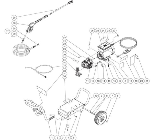 JP-1002-3ME1, JP-1502-3ME1 (sn:11370103-99999999) Frame Assembly Parts by MI-T-M