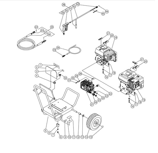 JP-2003-0MHB/0MVB (sn:0-99999999) Frame Assembly Parts by Mi-T-M