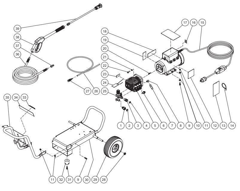 JP-2003-1ME1 (sn:0-99999999) Frame Assembly Parts by Mi-T-M