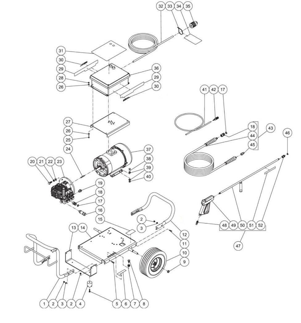 JP-2503-0ME1 (sn:10084650-99999999) Frame Assembly Parts by Mi-T-M