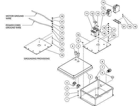 JP-2503-0ME3 (sn:0-10084649), (sn:10084650-10381724) Control Panel Assembly Parts by Mi-T-M