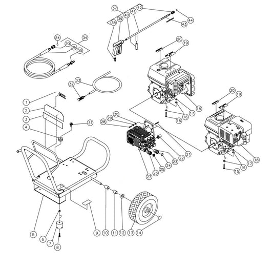 JP-3003-2MVB (sn:0-99999999) Frame Assembly Parts By MI-T-M