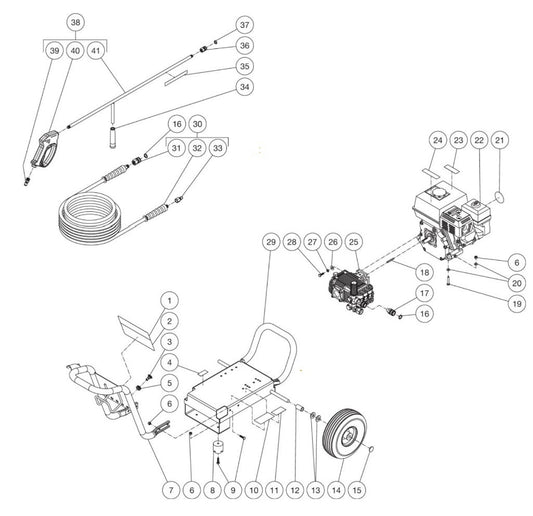 JP-2703-3MHB/3MKB/3MMB (sn:10863747-99999999) Frame Assembly Parts by Mi-T-M