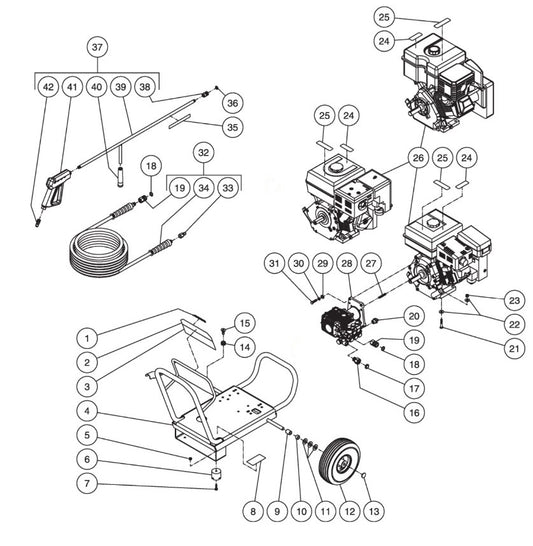 JP-3003-0MVB (sn:10173073-99999999) Frame Assembly Parts by MI-T-M