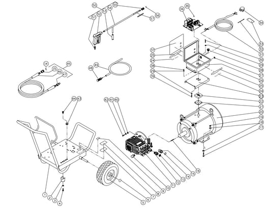 JP-3004-0ME3 (sn:0-10084649) Frame Assembly Parts By MI-T-M