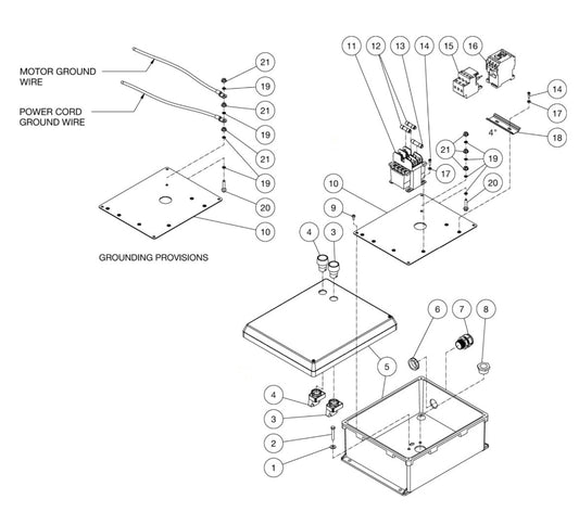 JP-3004-0ME3 (sn:10381725-99999999) Control Box Assembly Parts By MI-T-M