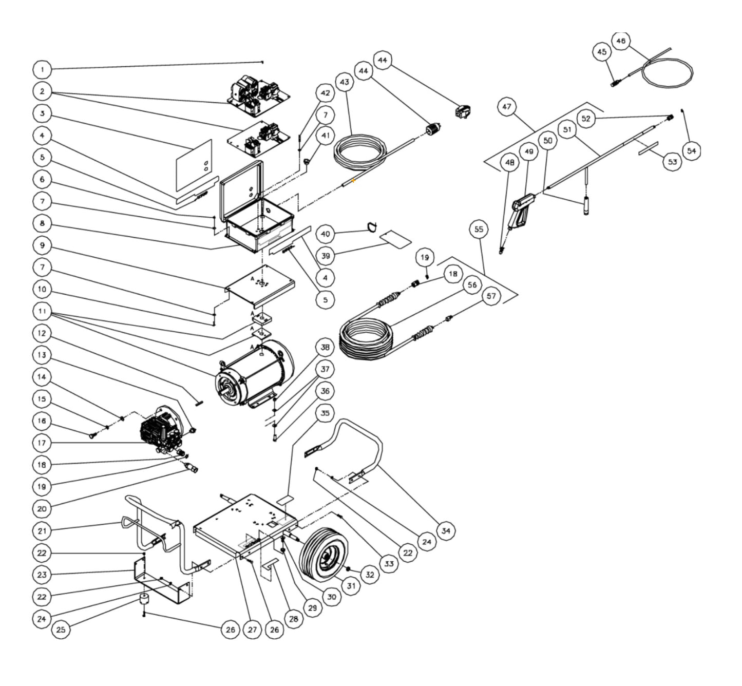 JP-3004-0ME1, JP-3004-0ME1, JP-3004-0ME3 Frame Assembly Parts By MI-T-M