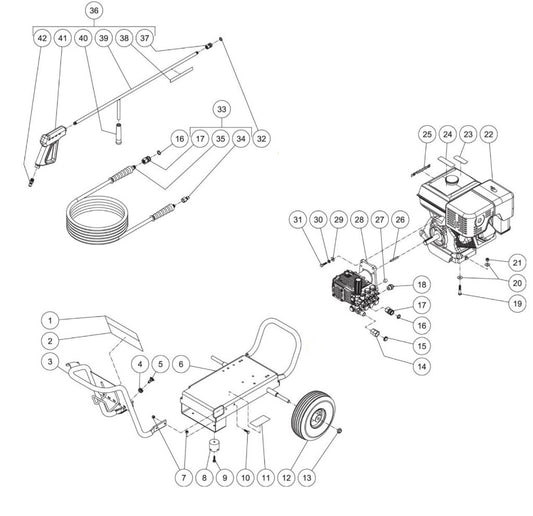 JP-3004-0MHB (sn:10182700-99999999) Frame Assembly Parts By MI-T-M