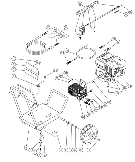JP-3504-0MVB (sn:0-99999999) Frame Assembly Parts By MI-T-M