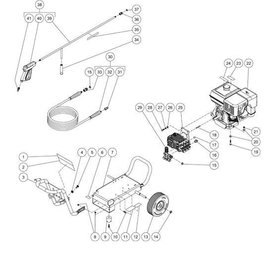 JP-3504-3MHB (sn:10817969-99999999) Frame Assembly Parts By MI-T-M