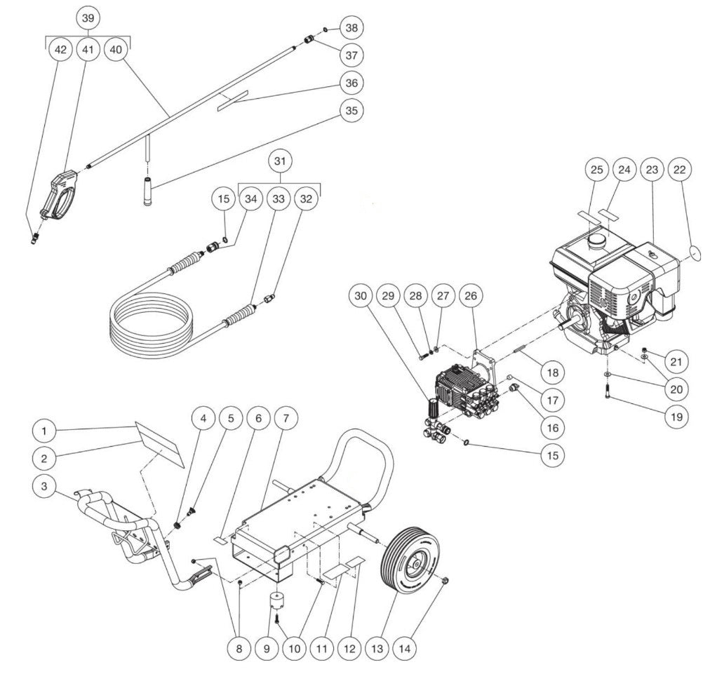 JP-3504-3MKB/3MMB (sn:0-99999999) Frame Assembly Parts By MI-T-M