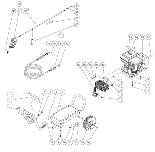 JP-3504-3MKB/3MMB (sn:0-99999999) Frame Assembly Parts By MI-T-M