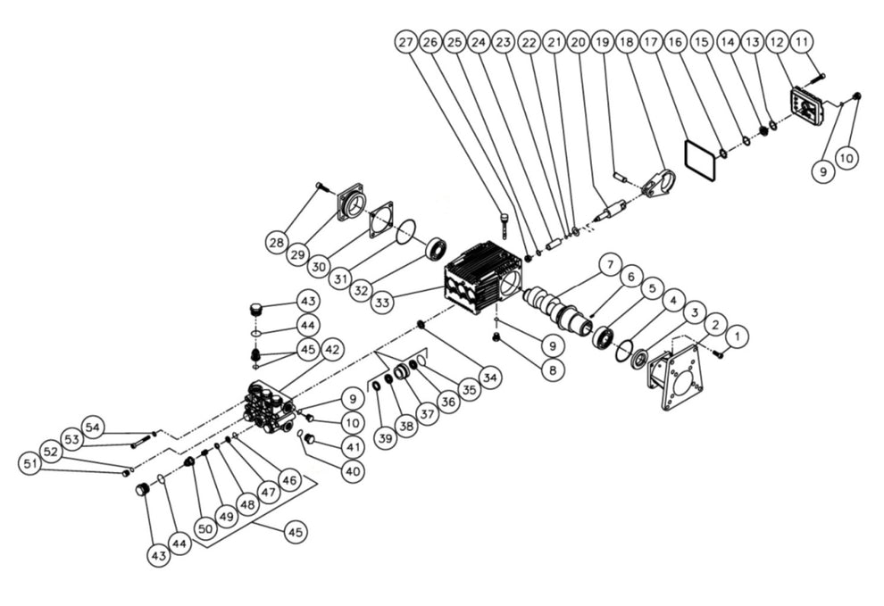 JP-4004-0MVB Pump Assembly Parts By Mitm