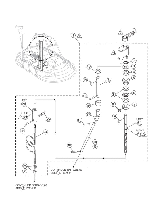 JWN-SERIES S/N VB0206951 AND BELOW Twin Pitch Tower Assembly (Left/Right) parts