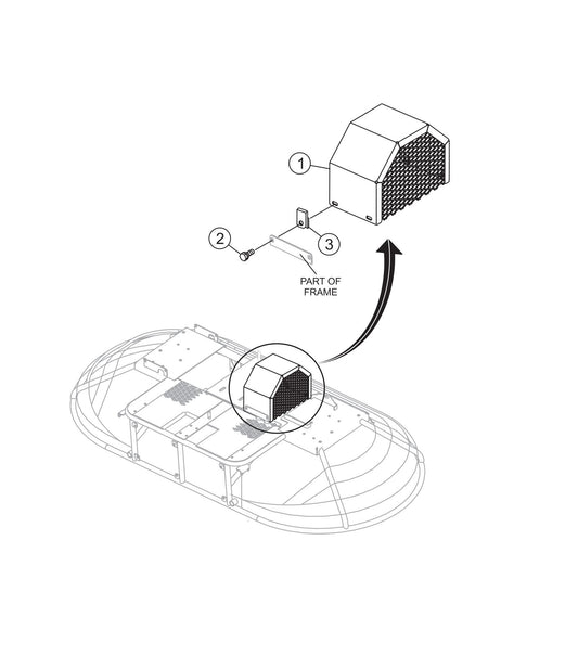 JWN-SERIES S/N VB0206951 AND BELOW-Belt Guard Assembly Parts